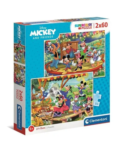 Clementoni, Super Color, Mickey & Friends, puzzle, 120 piese