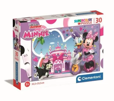 Clementoni, Super Color, Minnie, puzzle, 30 piese