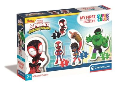 Clementoni, Super Color, Primul meu puzzle, Spidey, 4in1, 30 piese