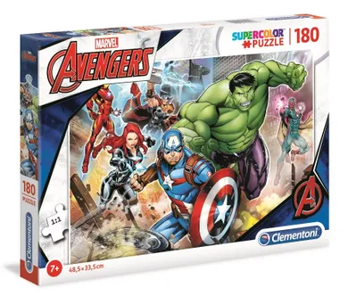 Clementoni, Super Color, The Avengers, puzzle, 180 piese