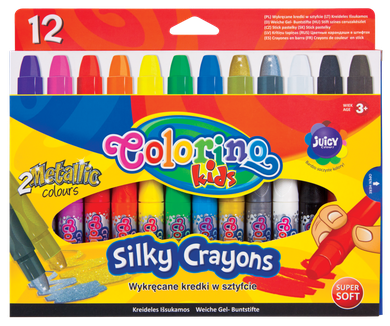 Colorino, creioane cerate, 12 culori