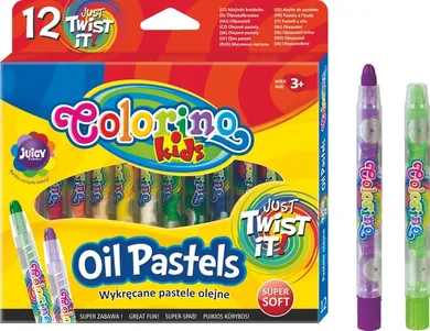 Colorino, pasteluri uleioase, 12 culori