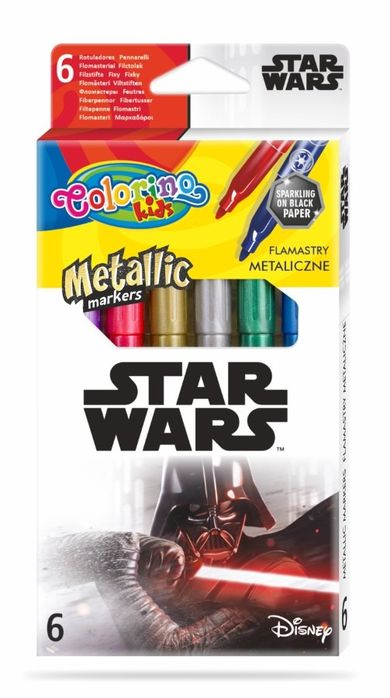 Colorino, Star Wars, markere metalice, 6 culori