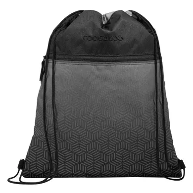 Coocazoo, rucsac cu snur, 43-34 cm, Black Carbon