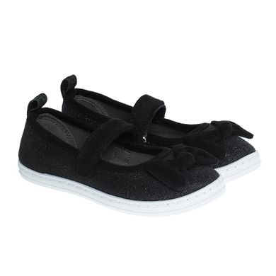 Cool Club, Balerini pentru fete, negru, decor funde