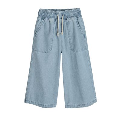 Cool Club, Blugi pentru fete, tip culotte, albastru deschis denim