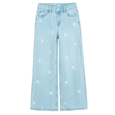 Cool Club, Blugi pentru fete, wide, albastru