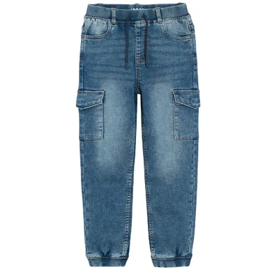 Cool Club, Blugi reglabili pentru baieti, croiala jogger, albastru