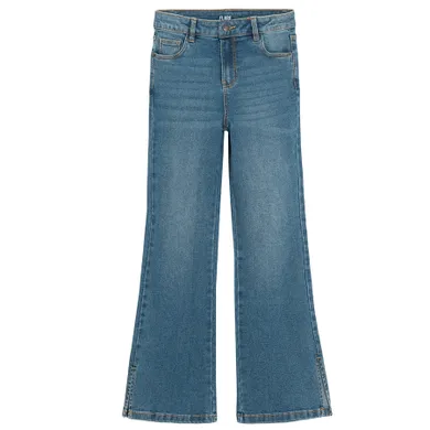 Cool Club, Blugi reglabili pentru fete, croiala flare, albastru