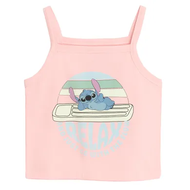 Cool Club, Bluza cu bretele, roz, imprimeu Lilo si Stitch