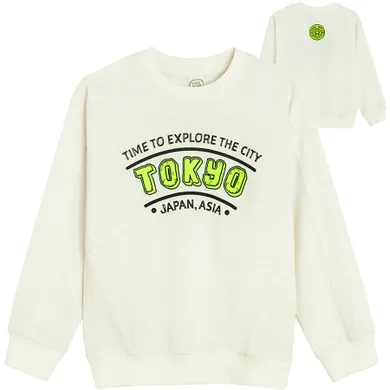 Cool Club, Bluza cu maneca lunga pentru baieti, alb
