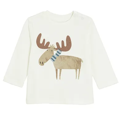 Cool Club, Bluza cu maneca lunga pentru baieti, alb