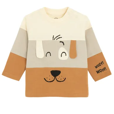 Cool Club, Bluza cu maneca lunga pentru baieti, bej