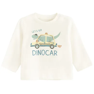 Cool Club, Bluza cu maneca lunga pentru baieti, ecru