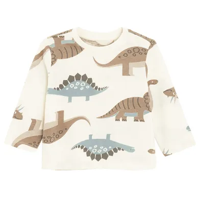 Cool Club, Bluza cu maneca lunga pentru baieti, ecru