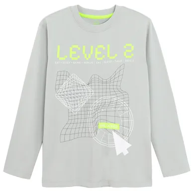 Cool Club, Bluza cu maneca lunga pentru baieti, gri