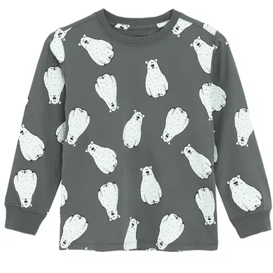 Cool Club, Bluza cu maneca lunga pentru baieti, gri