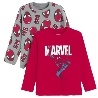 Cool Club, Bluza cu maneca lunga pentru baieti, mix, imprimeu Spider-Man, set, 2 buc.