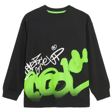 Cool Club, Bluza cu maneca lunga pentru baieti, negru