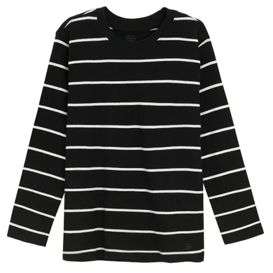 Cool Club, Bluza cu maneca lunga pentru baieti, negru-alb