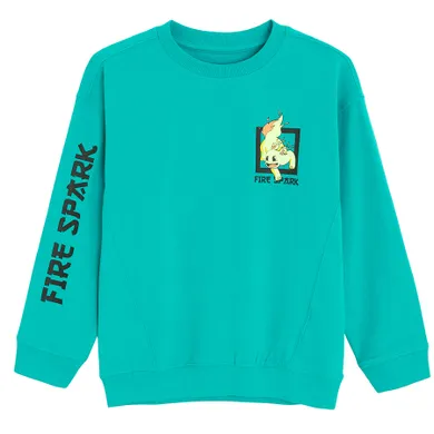 Cool Club, Bluza cu maneca lunga pentru baieti, turcoaz