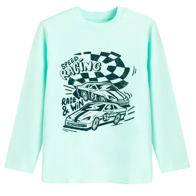 Cool Club, Bluza cu maneca lunga pentru baieti, turcoaz