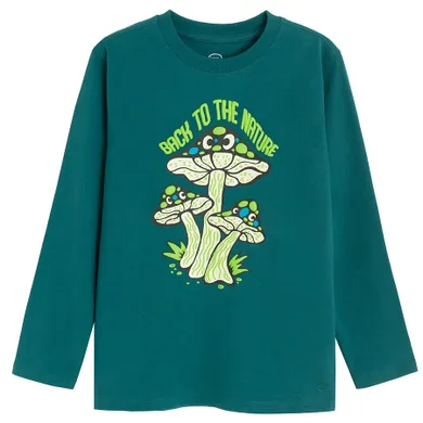 Cool Club, Bluza cu maneca lunga pentru baieti, verde