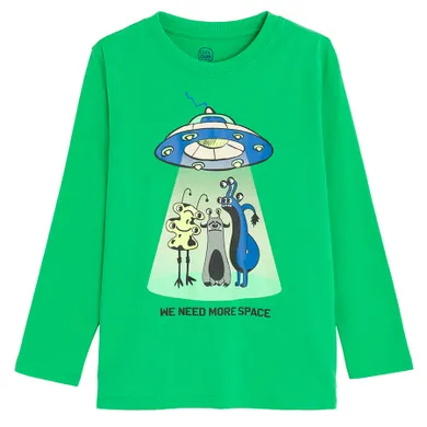 Cool Club, Bluza cu maneca lunga pentru baieti, verde