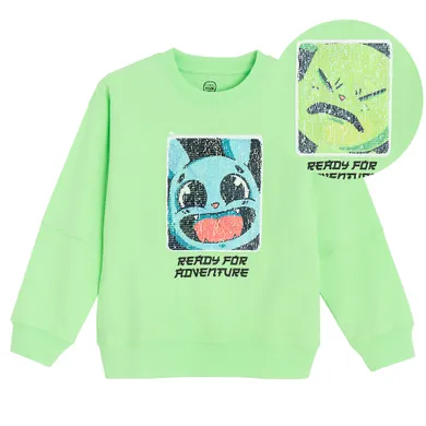 Cool Club, Bluza cu maneca lunga pentru baieti, verde