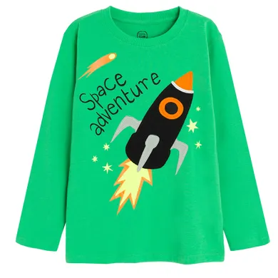 Cool Club, Bluza cu maneca lunga pentru baieti, verde