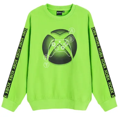 Cool Club, Bluza cu maneca lunga pentru baieti, verde, imprimeu Xbox