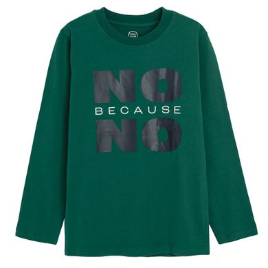 Cool Club, Bluza cu maneca lunga pentru baieti, verde inchis