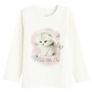 Cool Club, Bluza cu maneca lunga pentru fete, alb