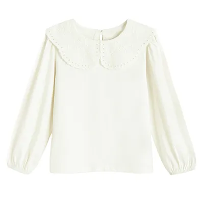 Cool Club, Bluza cu maneca lunga pentru fete, alb