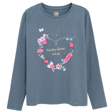 Cool Club, Bluza cu maneca lunga pentru fete, albastru