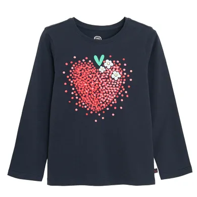 Cool Club, Bluza cu maneca lunga pentru fete, albastru