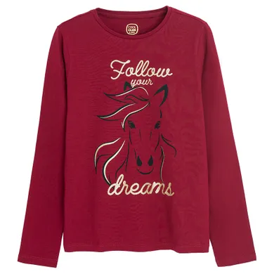 Cool Club, Bluza cu maneca lunga pentru fete, claret