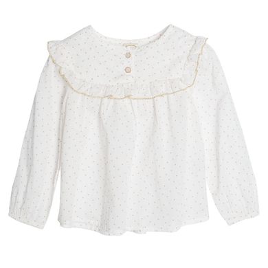 Cool Club, Bluza cu maneca lunga pentru fete, ecru