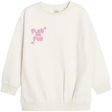 Cool Club, Bluza cu maneca lunga pentru fete, ecru