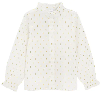 Cool Club, Bluza cu maneca lunga pentru fete, ecru