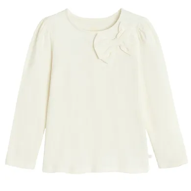Cool Club, Bluza cu maneca lunga pentru fete, ecru