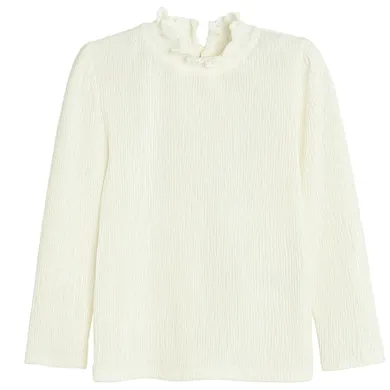 Cool Club, Bluza cu maneca lunga pentru fete, ecru