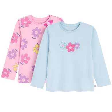 Cool Club, Bluza cu maneca lunga pentru fete, mix, set, 2 buc.