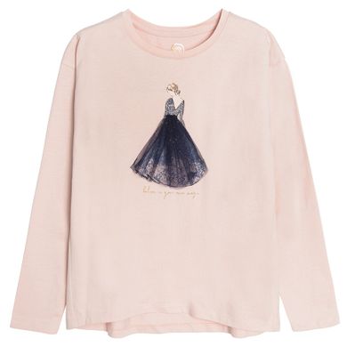 Cool Club, Bluza cu maneca lunga pentru fete, roz deschis