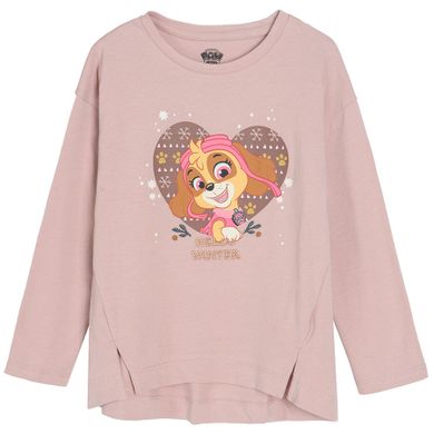Cool Club, Bluza cu maneca lunga pentru fete, violet, imprimeu Paw Patrol