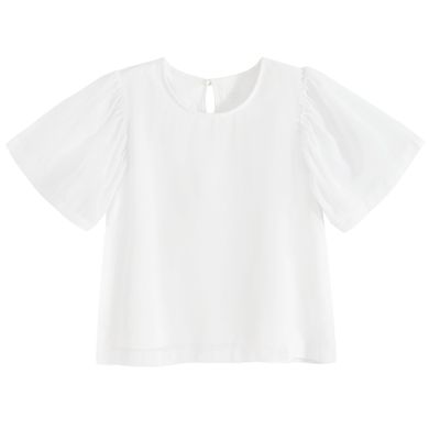 Cool Club, Bluza cu maneca scurta pentru fete, alb