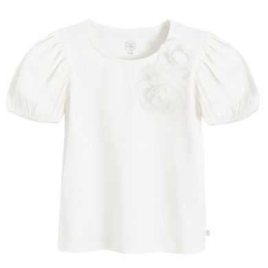 Cool Club, Bluza cu maneca scurta pentru fete, alb