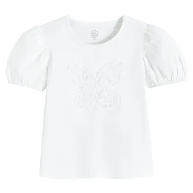 Cool Club, Bluza cu maneca scurta pentru fete, alb
