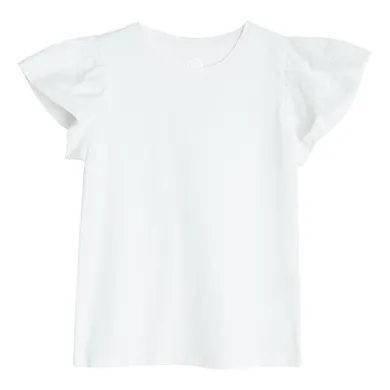 Cool Club, Bluza cu maneca scurta pentru fete, alb