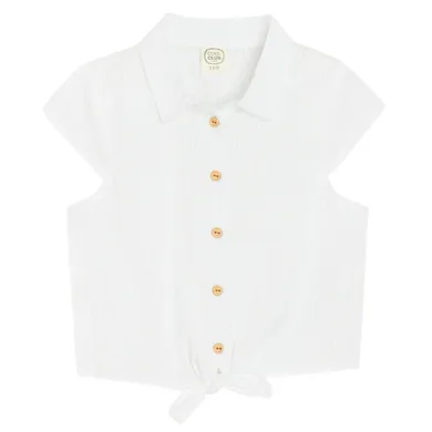 Cool Club, Bluza cu maneca scurta pentru fete, alb